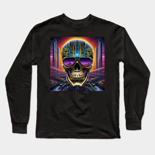 Groovy Cyber Skulls – Trippy Vibes 5 Long Sleeve T-Shirt